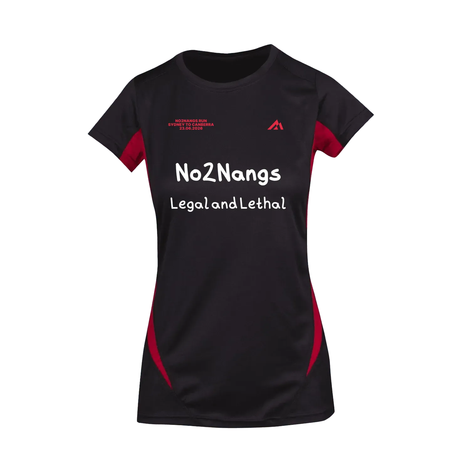No2Nangs Women's Official Raceday Tee