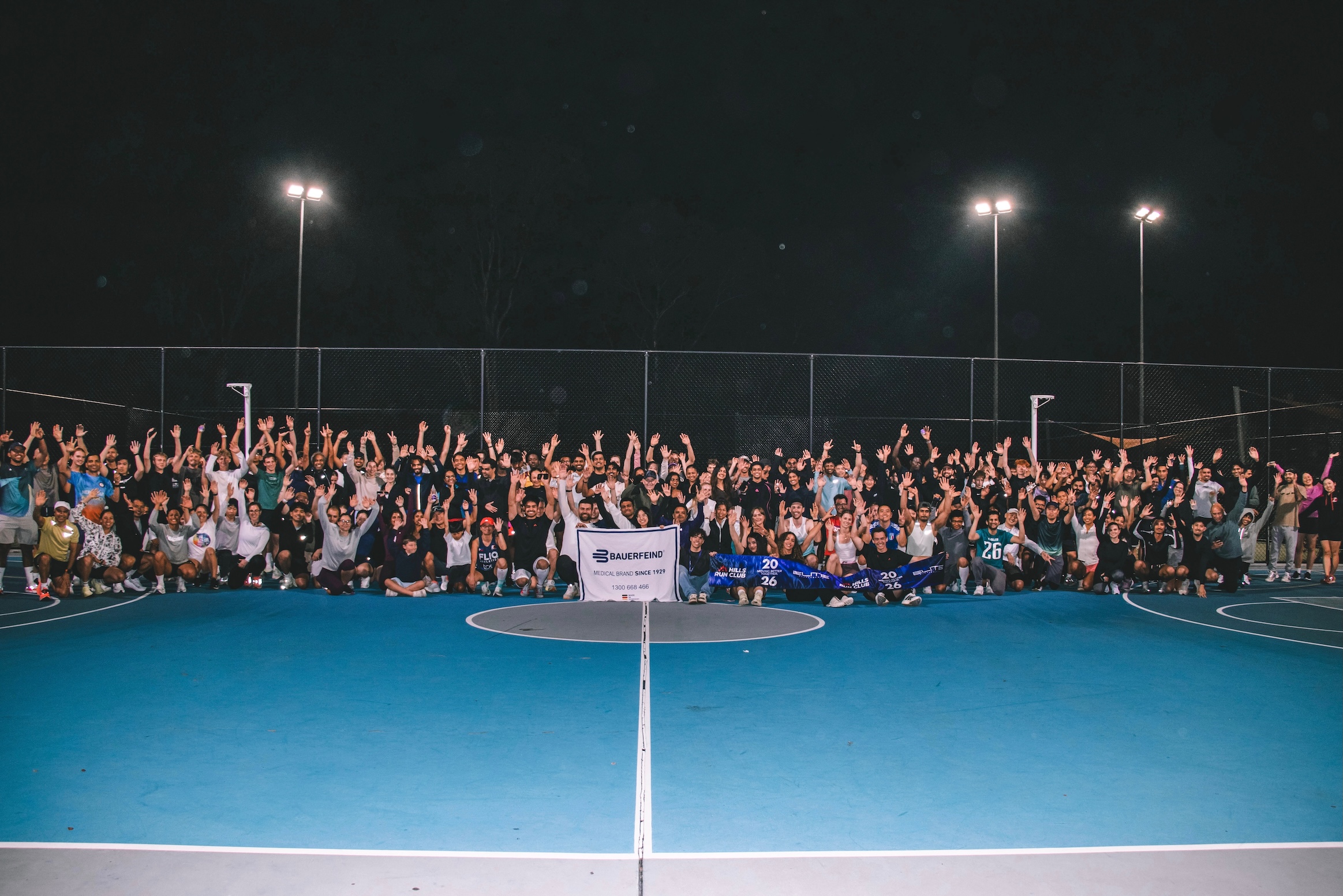 Hills Run Club at HRC Night Run x Bauerfeind